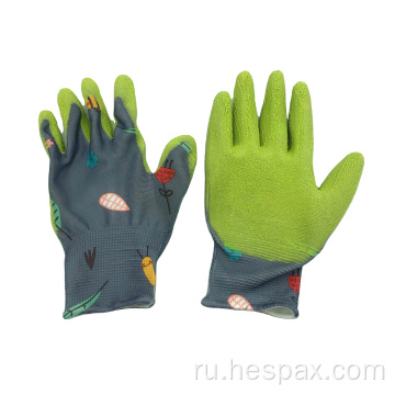 Hespax Latex Rubber Coted Kids Outdoor Sading Glops